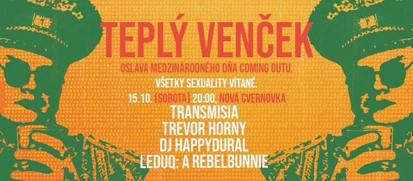 international coming out day Teplý Venček v Novej Cvernovke