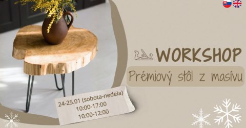 Prémiový stôl z masívu