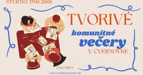 Tvorivý komunitný večer v Cvernovke pri víne