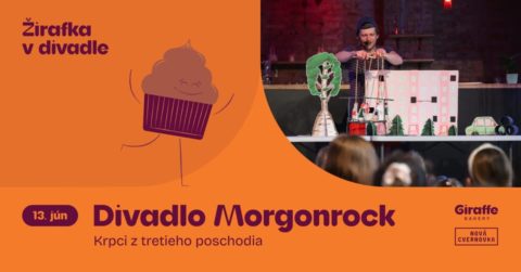 Žirafka v divadle – Divadlo Morgonrock – Krpci z tretieho poschodia