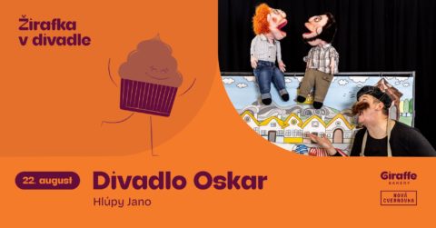 Žirafka v divadle – Divadlo Oskar – Hlúpy Jano